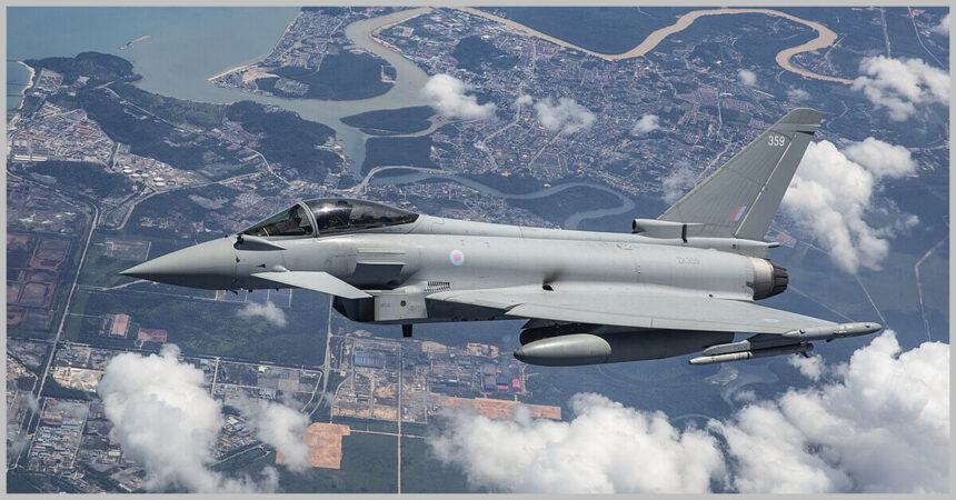 Bersama Lima 2023 Military Exercise Commences in Malaysia raf typhoon