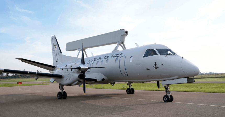 First Saab 340 Airborne Early Warning Aircraft for Poland’s Armed Forces Unveiled saab 340 aew