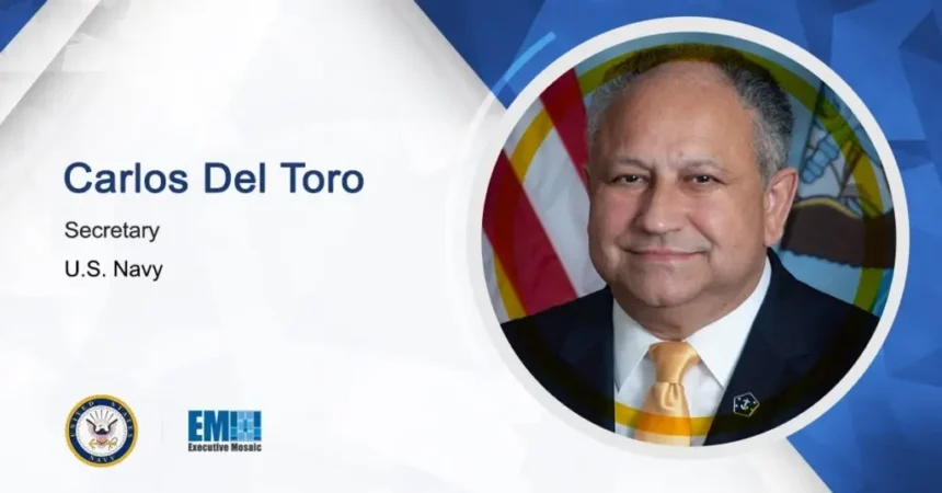 Carlos Del Toro_1200x628 202419 US Navy Open to Shipbuilding Projects With Foreign Partners; Carlos Del Toro Quoted