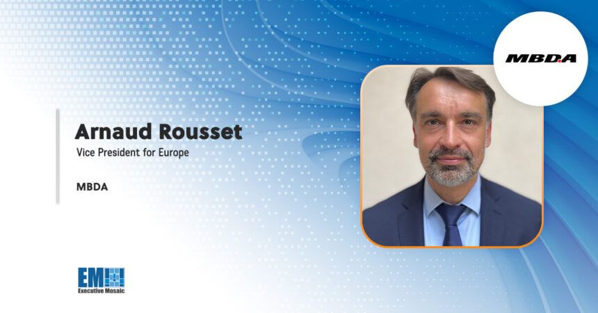 Arnaud Rousset, Vice President for Europe, MBDA Romanian Navy H215M to Adopt MBDA’s Marte ER Missile; Arnaud Rousset Quoted