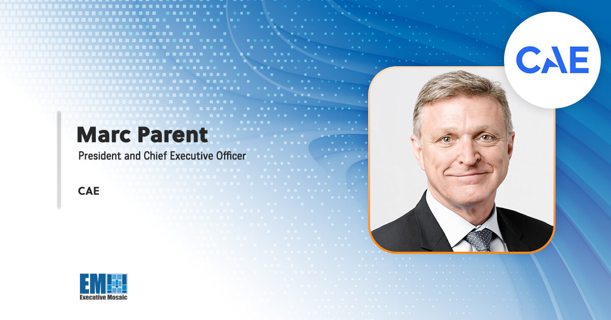 Marc Parent, President and CEO, CAE SkyAlyne to Train Canadian Aircrew Under $8.2B Contract; Marc Parent Quoted
