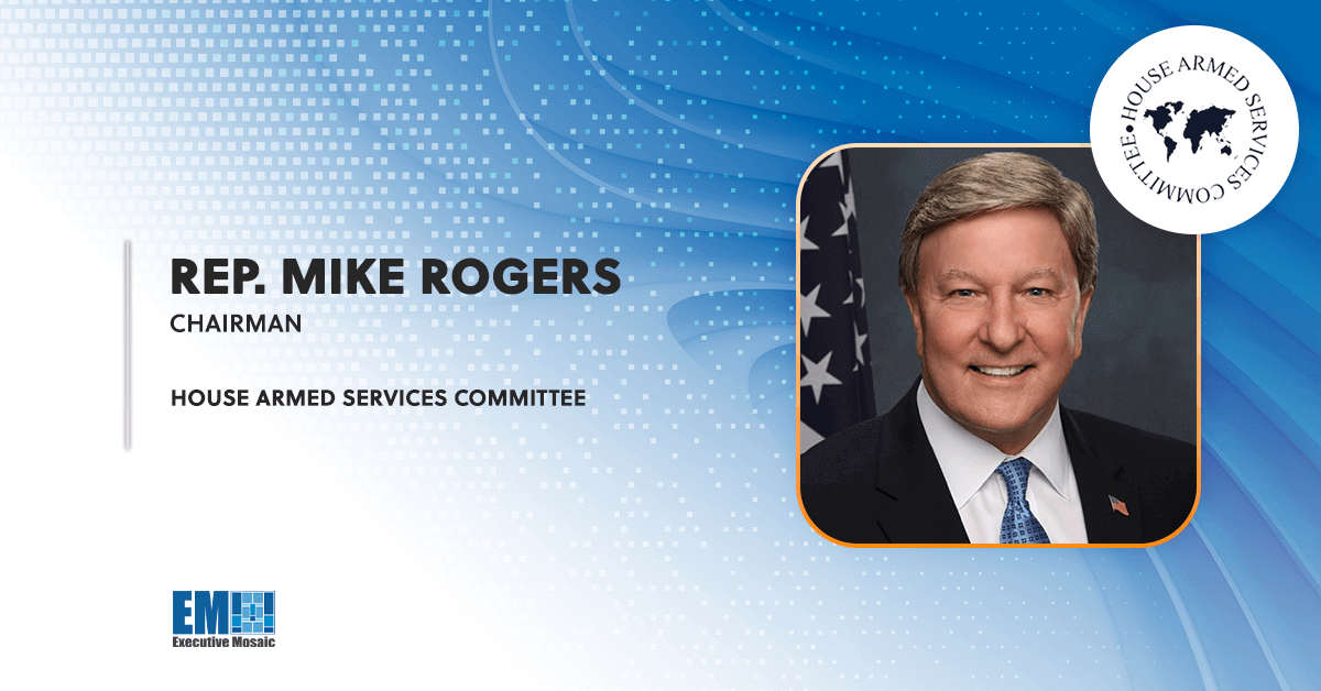 Mike Rogers, Chairman, House Armed Services Committee US Discusses Possible National Security Space Cooperation With France, Italy and Luxembourg
