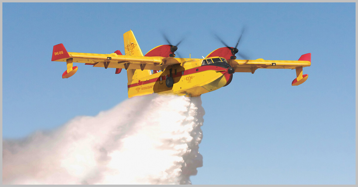 Disaster preparedness Canada, Spain Sign Deal for 7 De Havilland Firefighter Aircraft