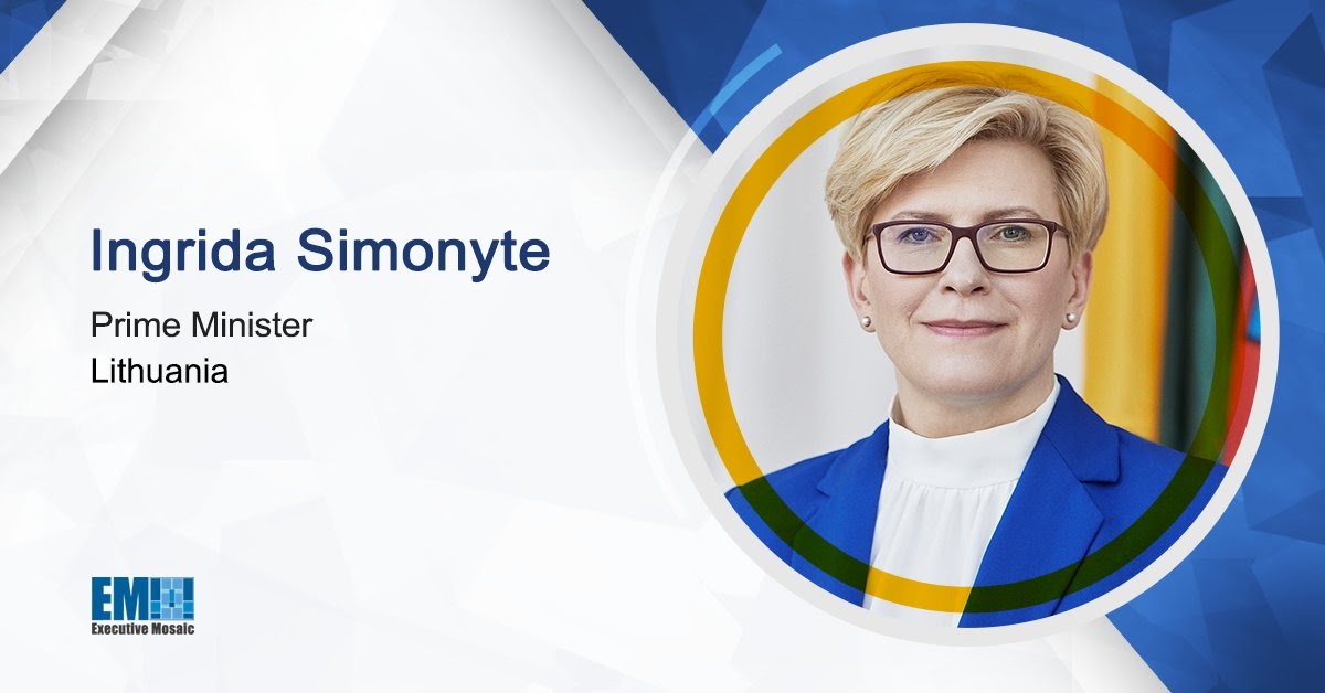 ingrida-simonyte_1200x628 Lithuania Prepares to Host Northrop Grumman Ammunition Factory