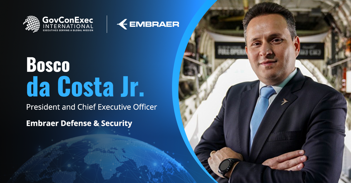Bosco da Costa Jr., President and CEO, Embraer Defense & Security Embraer C-390 to Transport Sweden’s Soldiers, Military Equipment