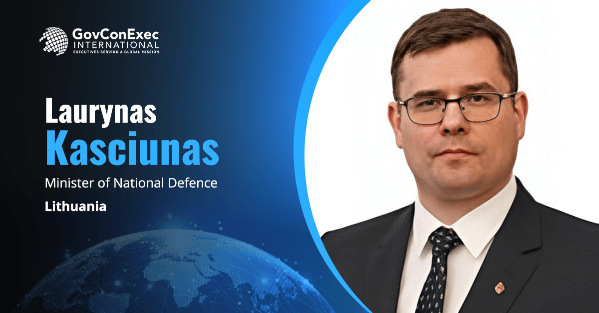 Laurynas Kasciunas, Minister of National Defence, Lithuania Lithuania, Sweden Launch Subsea Telecommunications Cable Cut Probe