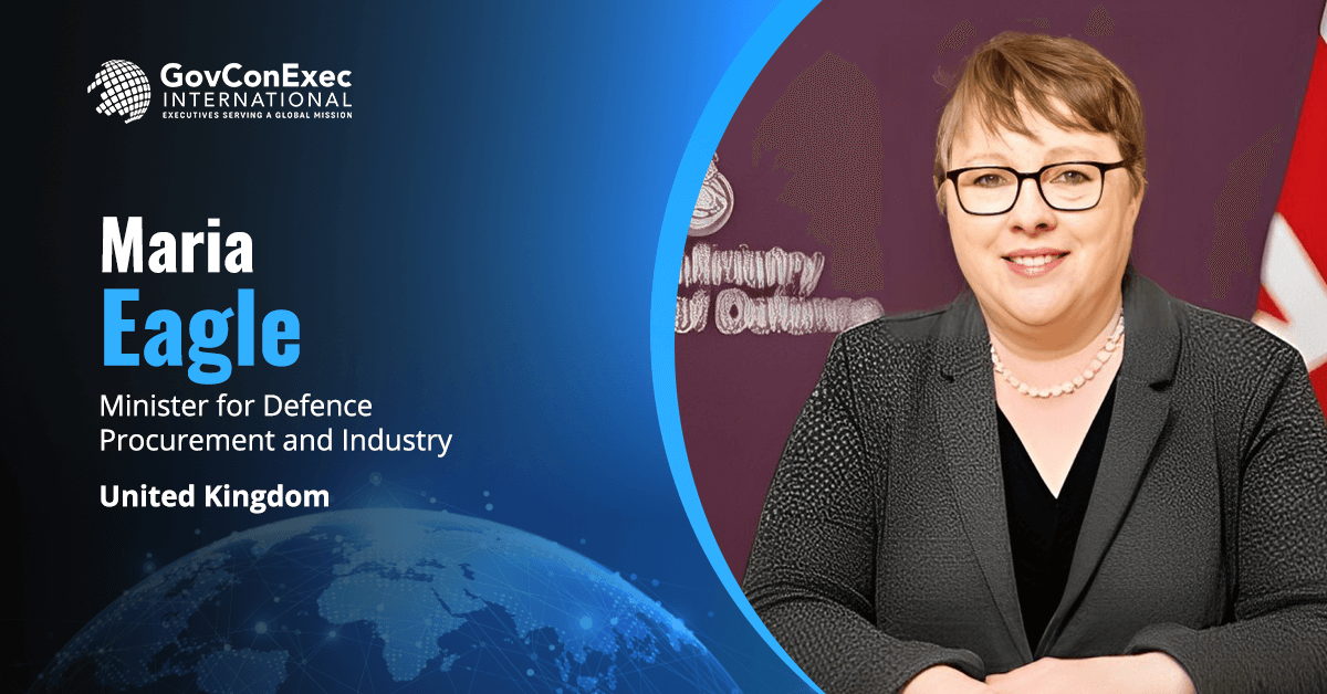 Maria Eagle, Minister for Defence Procurement and Industry, United Kingdom SSTL Secures $50M UK MOD Contract to Build ISR Satellite