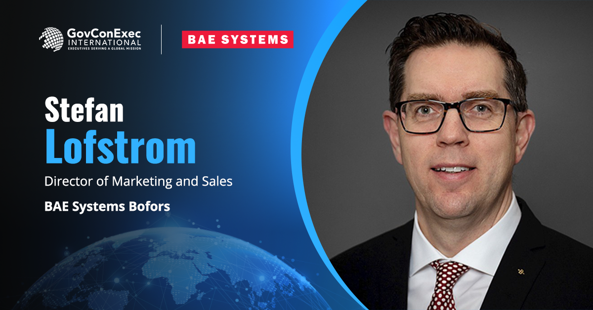 Stefan Lofstrom, Director of Marketing and Sales, BAE Systems Bofors BAE Systems to Deliver 40 Mk4 Naval Gun Systems to Dutch, Belgian Navies
