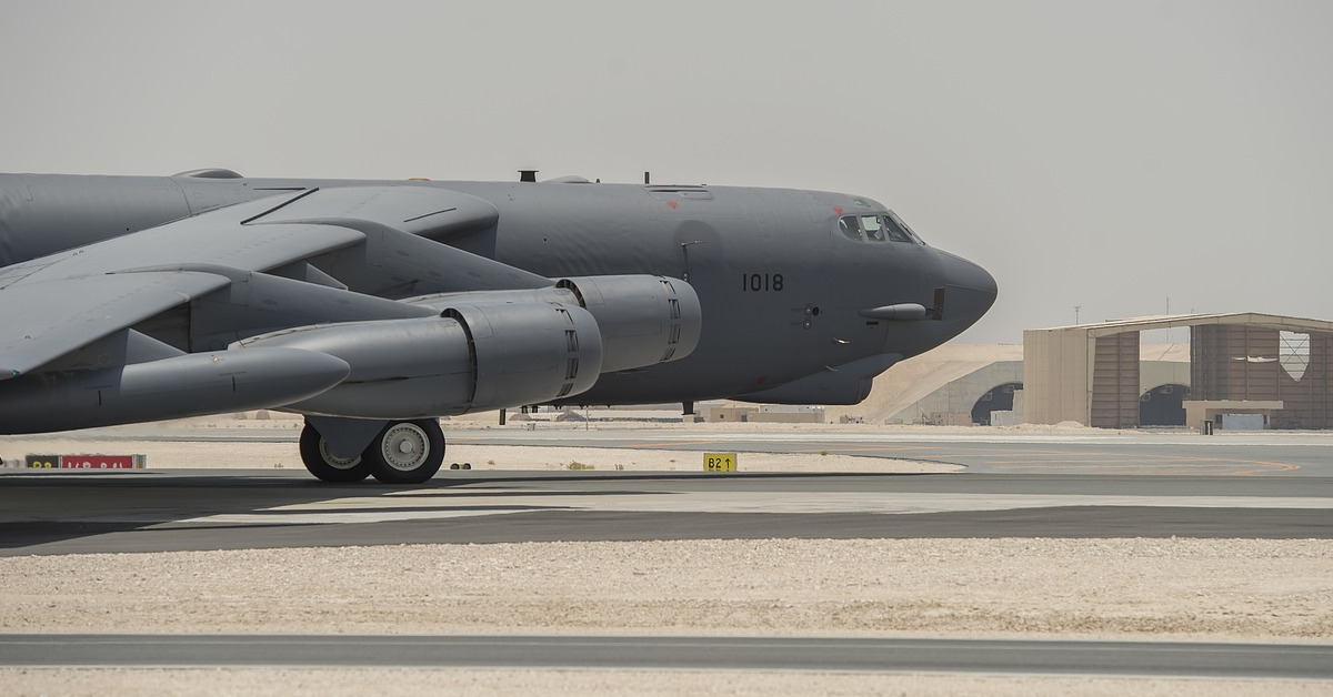 Air Force B-52H Bomber Conducts Simulated Weapons Drop in Finland