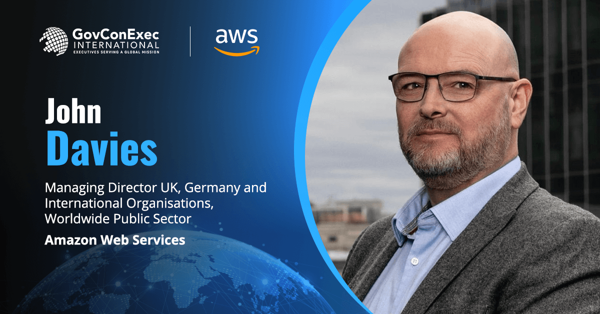 John Davies, Managing Director UK, Germany & International Organisations, WWPS, Amazon Web Services AWS Cyber Grant Initiative to Improve UK Educational Sector’s Cyber Posture