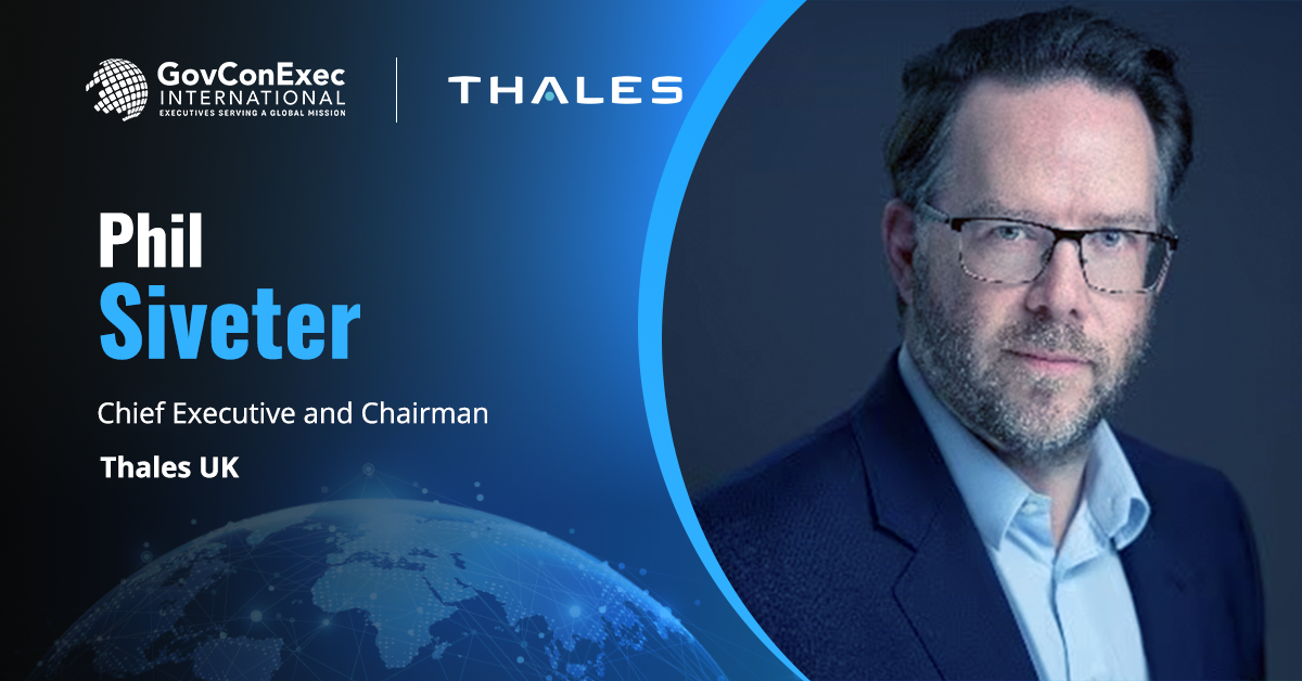 Phil Siveter, Chief Executive and Chairman, Thales in the UK Thales Delivers First Mine-Hunting Unmanned System to UK Navy