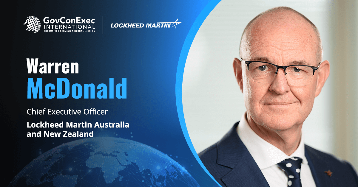 Warren McDonald, Chief Executive, Lockheed Martin Australia & New Zealand Lockheed Martin Australia Builds Warehouse to Support Black Hawk