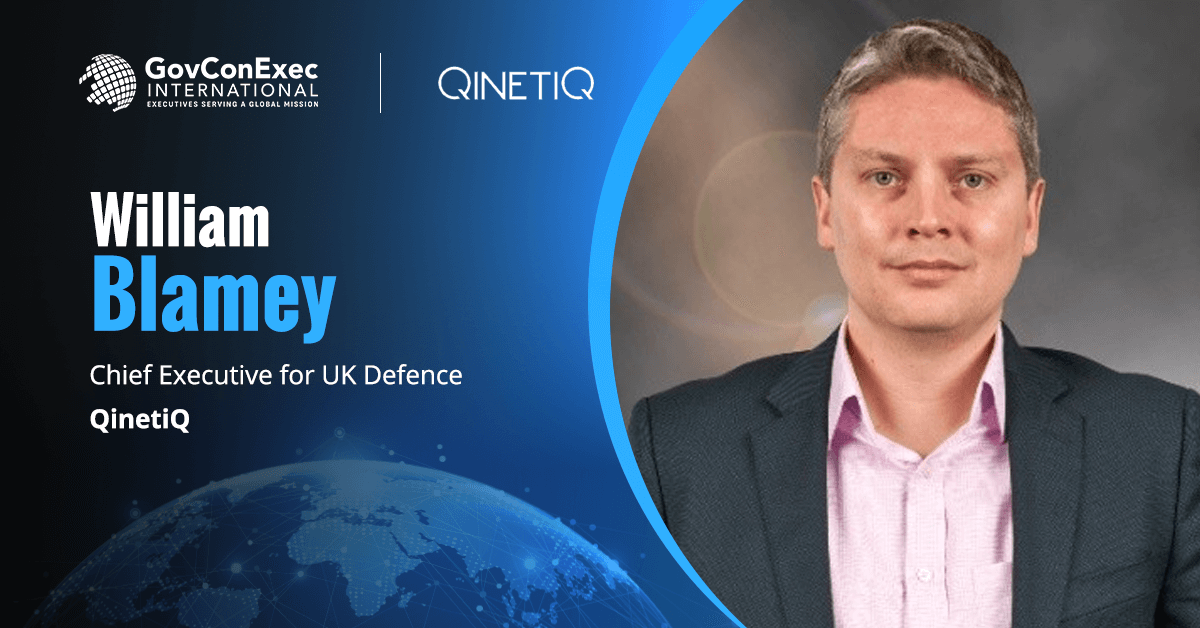 William Blamey, Chief Executive for UK Defence, QinetiQ QinetiQ Supplies Drone Target Solution for British Destroyer Capability Demonstration
