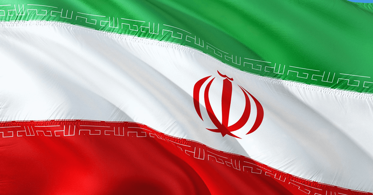 iran-new-ballistic-missile Waving Iranian flag with red emblem on white, green and red horizontal stripes