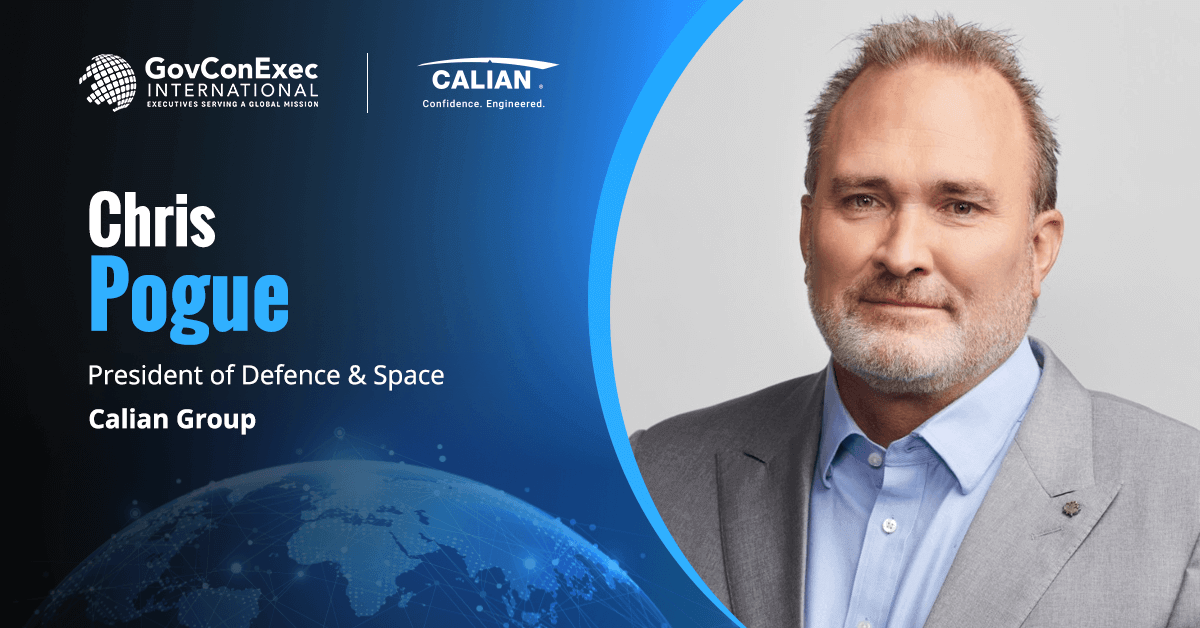 chris-pogue-calian-executive-move Chris Pogue as Calian Defence & Space president