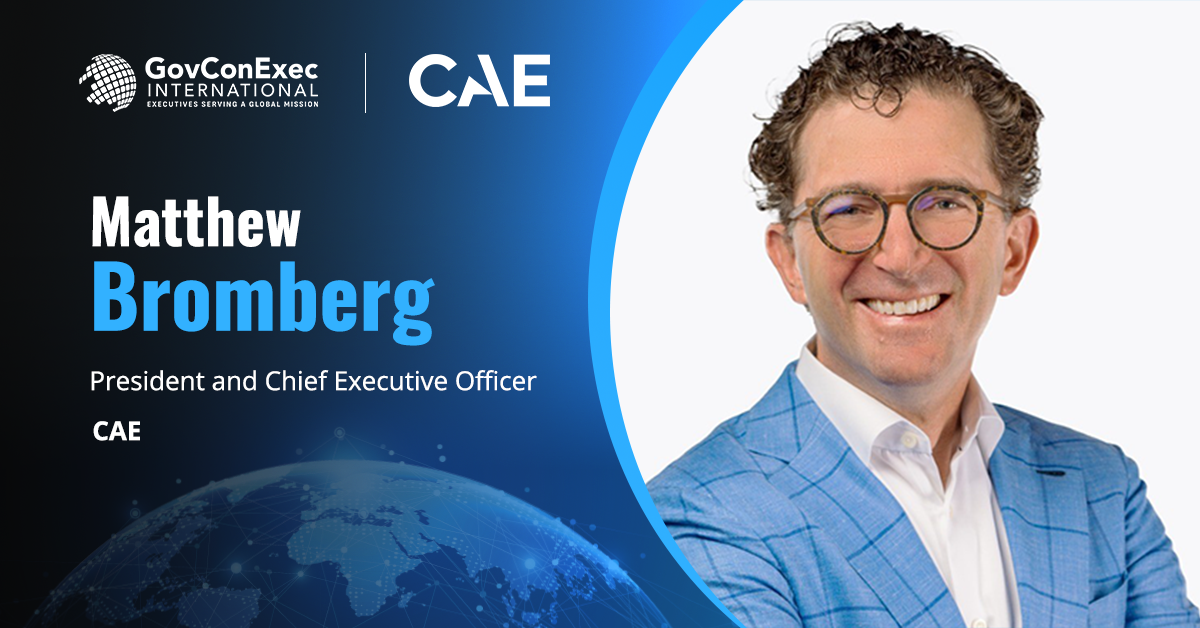 matthew-bromberg-new-cae-chief-executive Matthew Bromberg as president and CEO of CAE