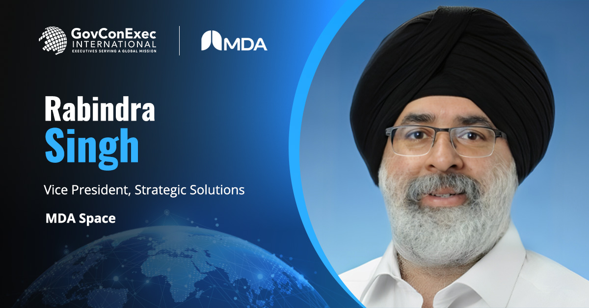 Rabindra Singh named MDA Space VP for strategic solutions