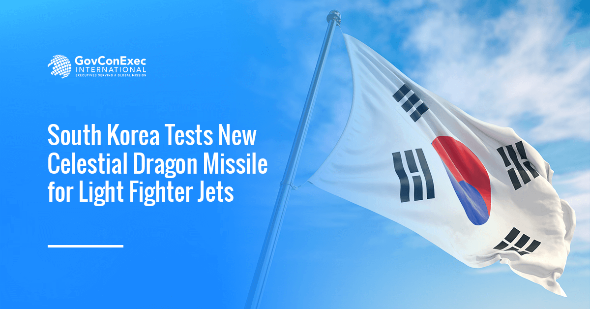 South Korea has a new missile for FA-50 light fighter jets.