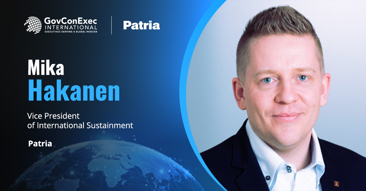 Patria International Sustainment VP Mika Hakanen