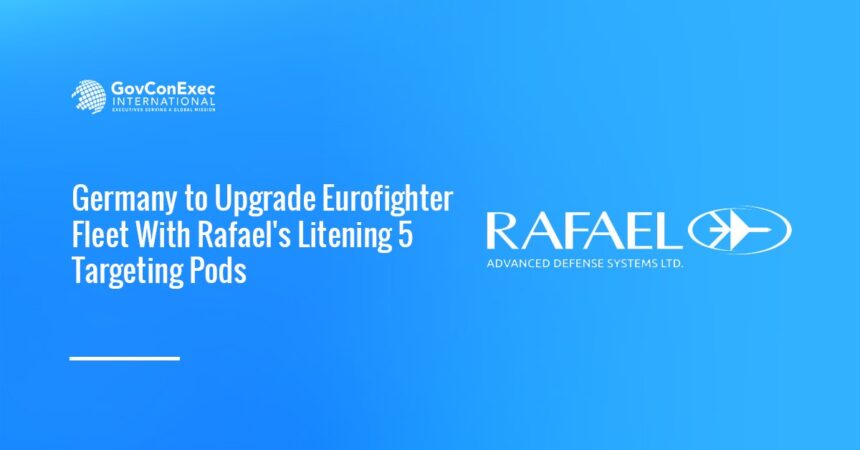 Rafael logo. German Eurofighter fleet for upgrade with the company's Litening 5 targeting pods