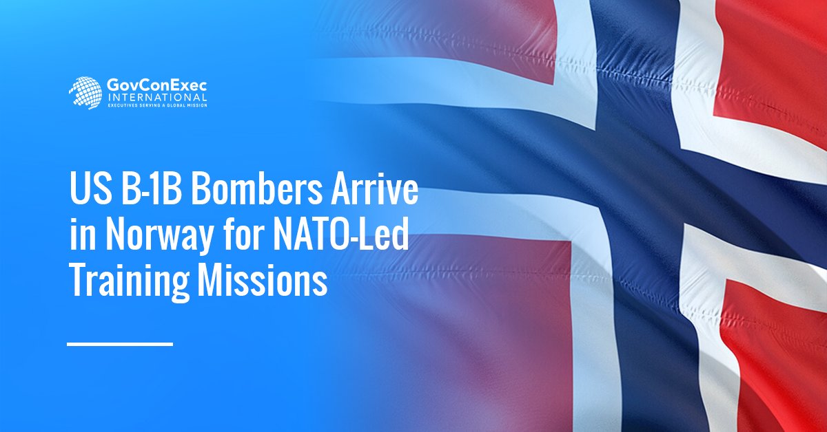 us-air-force-bombers-nato-training-norway USAF B-1B Lancer bombers in NATO training in Norway
