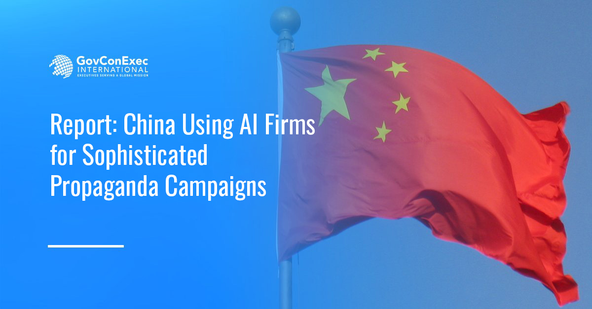 China propaganda using AI companies
