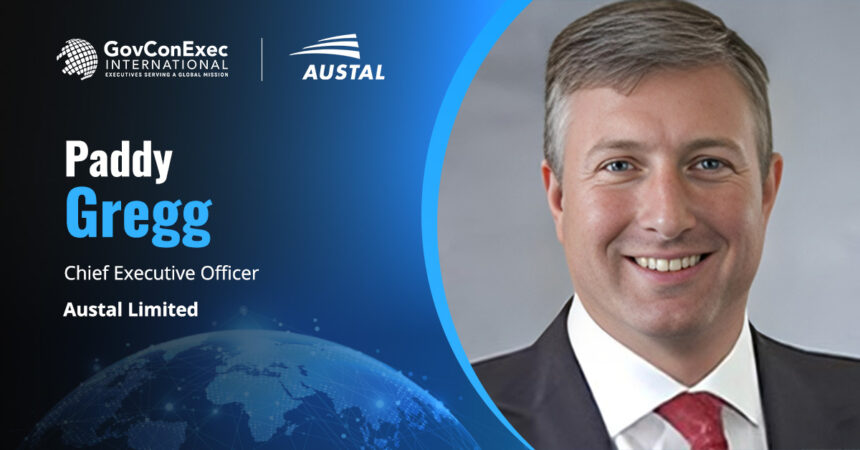 austal-ceo-paddy-gregg-australia-shipbuilding Paddy Gregg headshot. Austal shipbuilding agreement with Australia