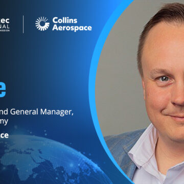 Ryan Bunge headshot. Collins Aerospace executive on NATO EW system contract win
