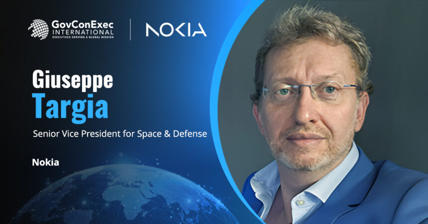 Giuseppe Targia headshot. Nokia space and defense chief on 5G tactical comms partnership with Kongsberg