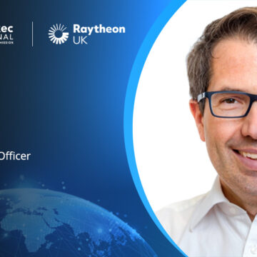 james-gray-raytheon-paveway-bomb-eurofighter James Gray headshot. Raytheon UK CEO on Paveway IV bomb integration demo for Eurofighter Typhoon.