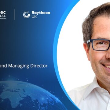 James Gray headshot. Raytheon UK chief executive on Landshield anti-jam antenna for CV90