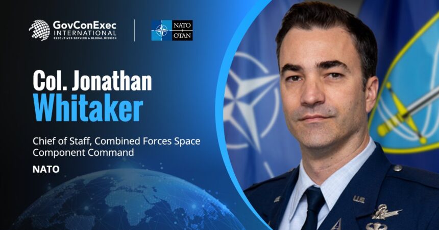 Col. Jonathan Whitaker. NATO official on Space Operations Center