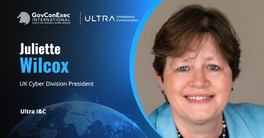 Juliette Wilcox headshot. Ultra I&C UK cyber president on DTC HF radio partnership