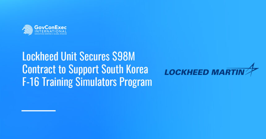 lockheed-martin-south-korea-contract-award Lockheed Martin logo. Lockheed Martin RMS in $98 million FMS contract win to support SKorea F-16 training.