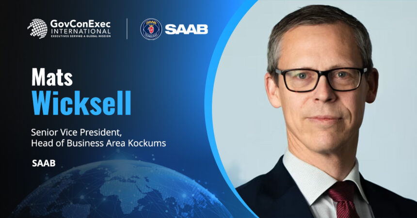 Mats Wicksell headshot. Saab on NATO underwater mission network contract win