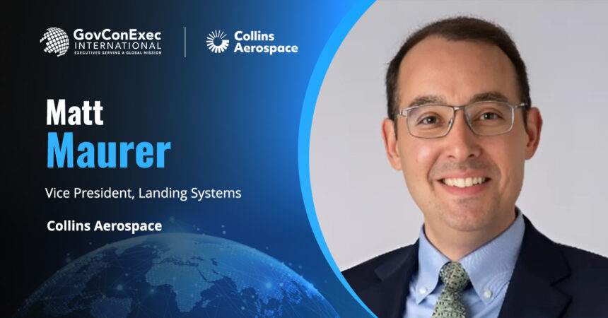 Matt Mauer headshot. Collins exec cites goal of meeting demand in expanding Polish output of aircraft landing gear.