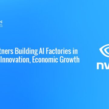 NVIDIA's logo. NVIDIA revealed its plans to open AI factories in the United Kingdom