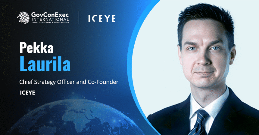 Pekka Laurila headshot. ICEYE executive on SAR satellite supply in building Finland's space-based intelligence capability.