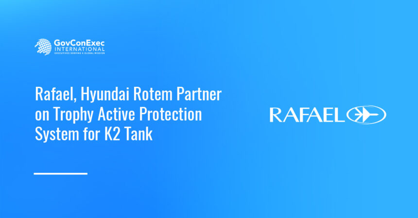 Rafael Trophy APS on Hyundai Rotem K2 tanks