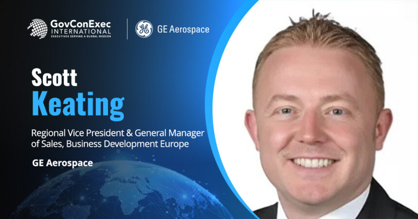 Scott Keating headshot. GE Aerospace exec on F-15EX training in Poland