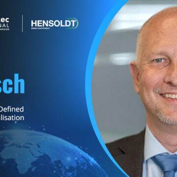 Sven Heursch headshot. Former Luftwaffe officer is new Hensoldt head of software-defined defense and digitalization