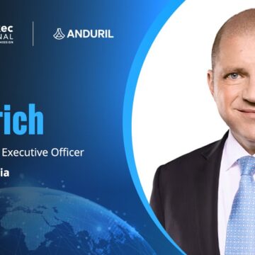 David Goodrich, CEO of Anduril Australia. Goodrich and Anduril celebrated the opening of a new Ghost Shark factory