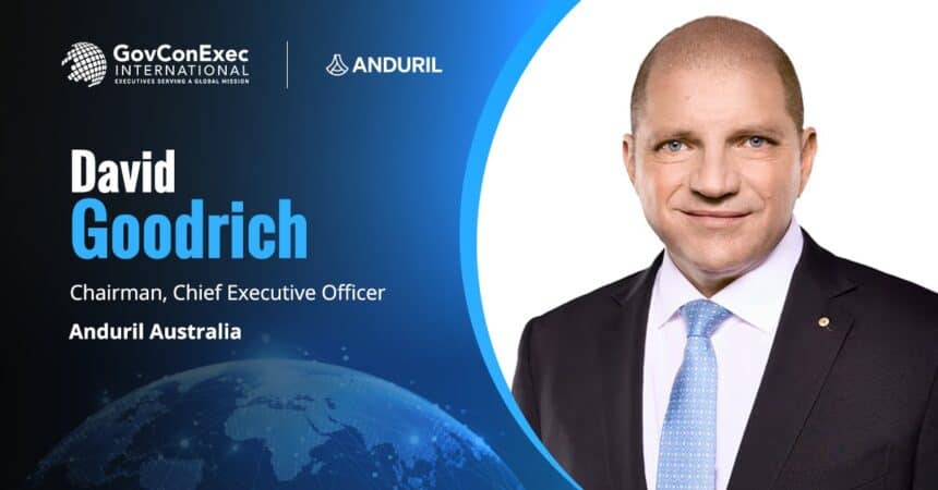 David Goodrich, CEO of Anduril Australia. Goodrich and Anduril celebrated the opening of a new Ghost Shark factory