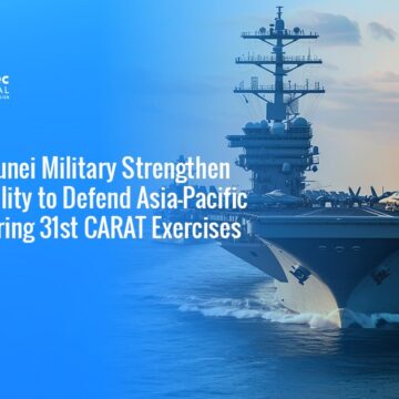 U.S. Navy ships deployed to sea. The U.S. Navy conducted military exercises with Brunei's armed forces