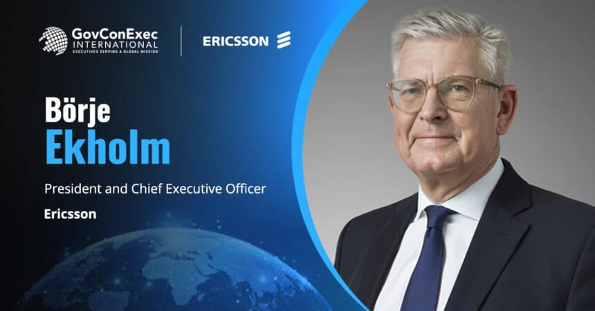 borje-ekholm-ericsson-edc-partnership Börje Ekholm headshot. Ericsson CEO on partnership with Canada on next-generation telecom tech