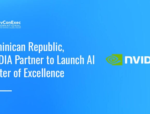 NVIDIA logo. NVIDIA and the Dominican Republic establish an AI center of excellence.