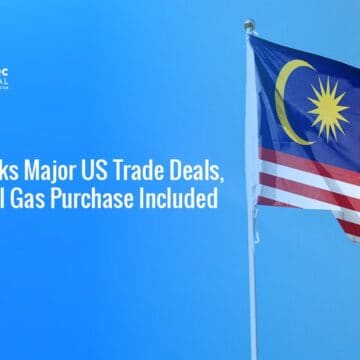 malaysia-us-trade-deals Malaysian flag. Kuala Lumpur enters into major US trade deals including $3 billion annual purchase of American natural gas