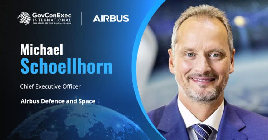 michael-schoellhorn-airbus-germany-eurofighter-contract-award Michael Schoellhorn headshot. Airbus Defence and Space CEO on Germany Eurofighter contract win