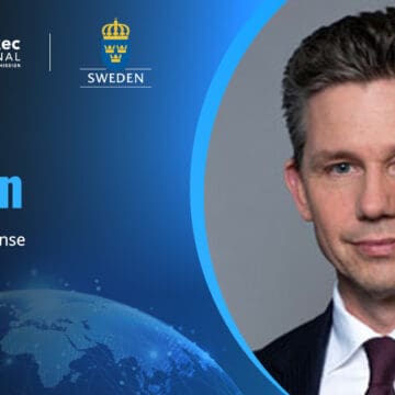Pal Jonson headshot. Swedish defense chief on Saab Gripen upgrade