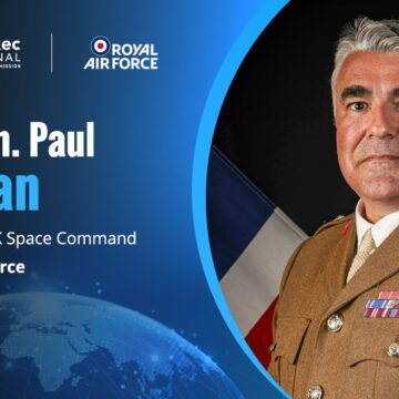 Paul Tedman headshot. UK Space Command chief on laser sensor development